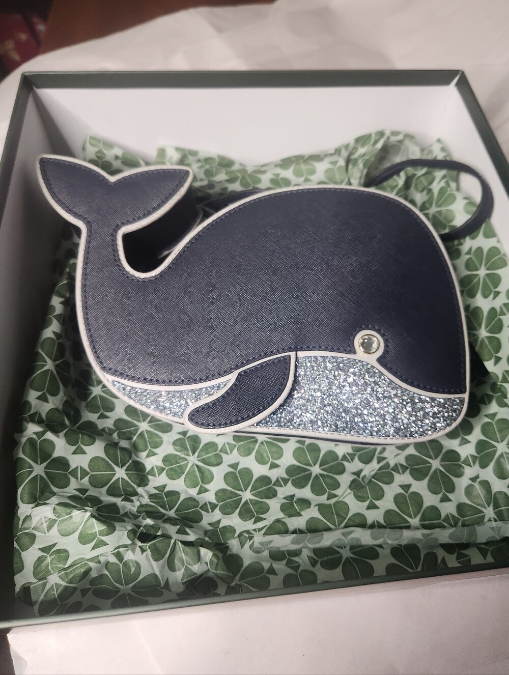 Kate Spade "Off We Go" Whale Crossbody Handbag